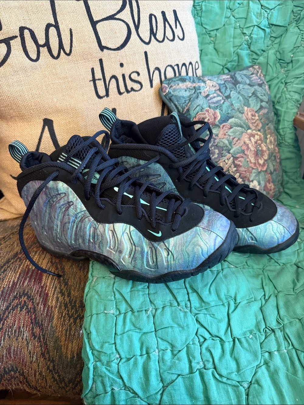 Nike Air Foamposite One Premium Abalone Y 6.5